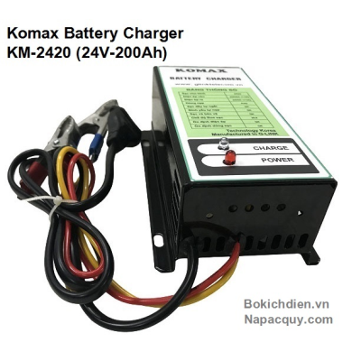 Máy nạp ắc quy tự động 3 chế độ KOMAX KM-2420